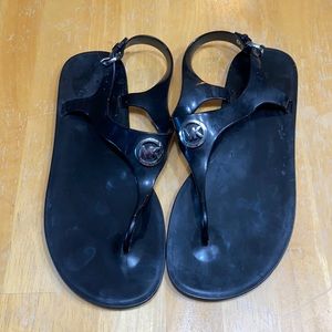 Michael Kors size 9 black sandals